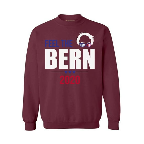 Awkward Styles Feel the Bern Crewneck Top Bernie 2020 Sweatshirts Bernie Sanders Fans