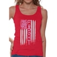thumbnail image 1 of Awkward Styles Fight Breast Cancer Tank Top for Women Fight American Flag Tank Women's Pink Ribbon USA Flag Sleeveless Shirt Breast Cancer Awareness Tank Top Gifts for Cancer Survivor Pink Gifts, 1 of 4