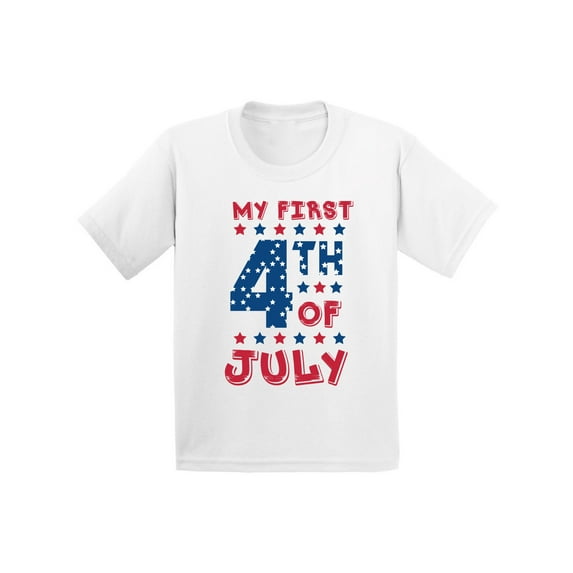 Awkward Styles My First 4th of July Toddler Shirt Kids Independence Day Shirt USA Shirt for Girls American Kids America Tshirt for Boys USA Stars Tshirt Cute 4th of July Outfit for Toddler USA Gifts
