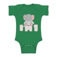 thumbnail image 1 of Awkward Styles First Birthday Baby Bodysuit Short Sleeve Gifts for 1st Birthday I'm One Birthday Outfit for Baby Girl One Birthday Party Cute Elephant Baby Girl One Piece Top Baby Shower Gifts, 1 of 4