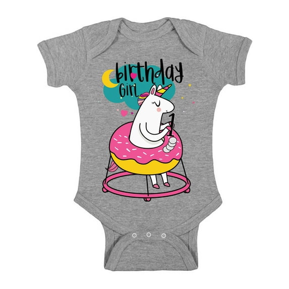 Awkward Styles First Birthday Party 1 Year Old Girl Boy Baby Bodysuits Short Sleeve Car Unicorn Dinosaur Outfits My First Birthday Gifts Baby Gifts First Birthday Gifts for Birthday Boy Birthday Girl