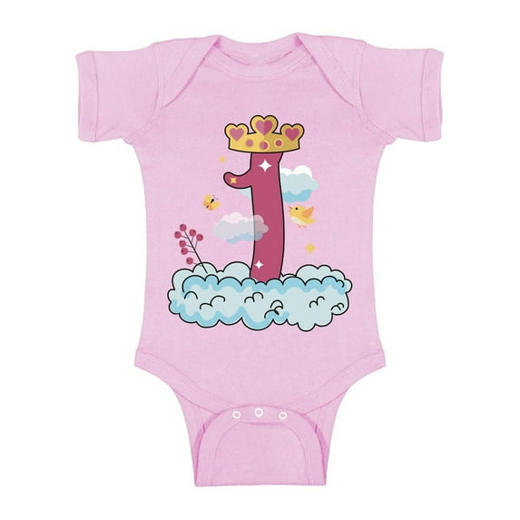 Awkward Styles First Birthday Party 1 Year Old Girl Boy Baby Bodysuits Short Sleeve Car Unicorn Dinosaur Outfits My First Birthday Gifts Baby Gifts First Birthday Gifts for Birthday Boy Birthday Girl