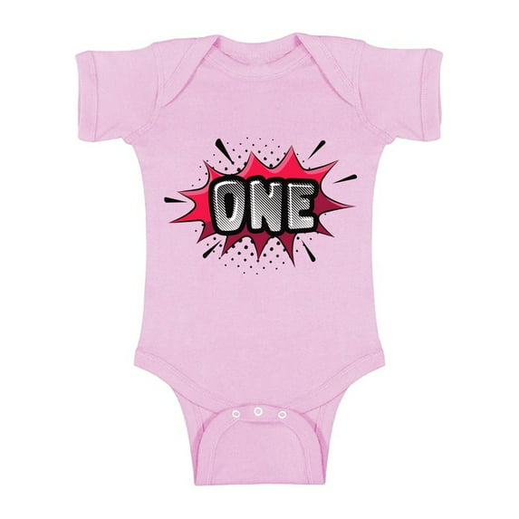 Awkward Styles First Birthday Short Sleeve Baby Bodysuit Superhero Comic Book Outfit for Baby Birthday Gift for 1 Year Old Superhero Baby Bodysuit Short Sleeve Superhero Baby I'm One Year Old