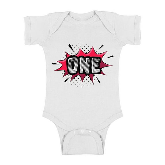 Awkward Styles First Birthday Short Sleeve Baby Bodysuit Superhero Comic Book Outfit for Baby Birthday Gift for 1 Year Old Superhero Baby Bodysuit Short Sleeve Superhero Baby I'm One Year Old