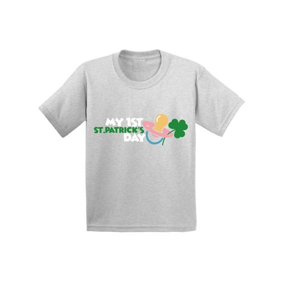 Awkward Styles My First St. Patrick's Day Infant Shirt Baby's 1st St. Patrick's Day Tshirt Saint Patrick Shirt Irish Gifts for Newborn Baby Kids St. Patrick's Day Outfit Cute Lucky Irish One Piece