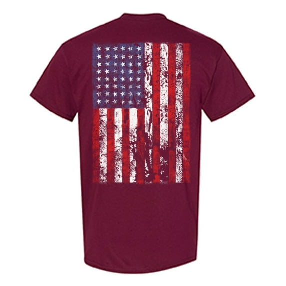 Awkward Styles Flag Memorial Day Pro America T shirt for Men Stripes and Stars American Flag Cute Men T Shirt Gifts Pro America Lovers T shirt for Him USA Flag Gifts USA Print on the Back Only