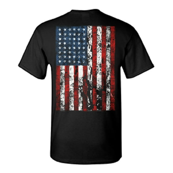 Awkward Styles Flag Memorial Day Pro America T shirt for Men Stripes and Stars American Flag Cute Men T Shirt Gifts Pro America Lovers T shirt for Him USA Flag Gifts USA Print on the Back Only