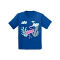 thumbnail image 1 of Awkward Styles Flamingo Cactus Youth Shirt Cute Summer Shirt for Kids Pink Flamingo T Shirt for Boys Pink Flamingo Shirts for Girls Nifty Flamingo T-Shirt for Children Summer Gifts for Little One, 1 of 4
