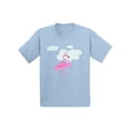 thumbnail image 1 of Awkward Styles Flamingo in Clouds Toddler Shirt Cute Summer Shirt for Kids Pink Flamingo T Shirt for Boys Pink Flamingo Shirts for Girls Flamingo T-Shirt for Children Summer Gifts for Little One, 1 of 4