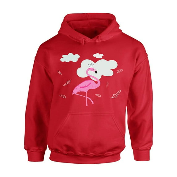Awkward Styles Flamingo in Clouds Unisex Hoodie Pink Flamingo Hoodie for Him Flamingo Clothes Summer Hoodie for Women Flamingo Sweater for Men Gifts for Her Pink Flamingo Outfit for Men and Women