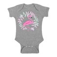 thumbnail image 1 of Awkward Styles Flamingo Crown Baby Bodysuit Short Sleeve Pink Flamingo Romper for Boys Summer One Piece for Girls Pink Flamingo Romper for Children Flamingo Gifts for Little One Summer Clothing, 1 of 4