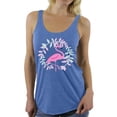 thumbnail image 1 of Awkward Styles Flamingo Crown Racerback Tank Top T-Shirt for Her Flamingo Racerback Shirts Summer Clothes for Women Flamingo Tshirt for Ladies Summer Gifts Flamingo Shirts Beach Collection Cute Shirt, 1 of 4