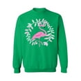 thumbnail image 1 of Awkward Styles Flamingo Crown Sweatshirt Pink Flamingo Sweatshirt for Him Flamingo Collection Pink Flamingo Crewneck for Her for Women Summer Sweater for Men Pink Flamingo Pink Flamingo Outfit, 1 of 5