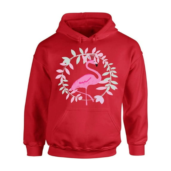 Awkward Styles Flamingo Crown Unisex Hoodie Pink Flamingo Hoodie for Him Flamingo Clothes Summer Hoodie for Women Funny Flamingo Sweater for Men Gifts for Her Pink Flamingo Outfit for Men and Women