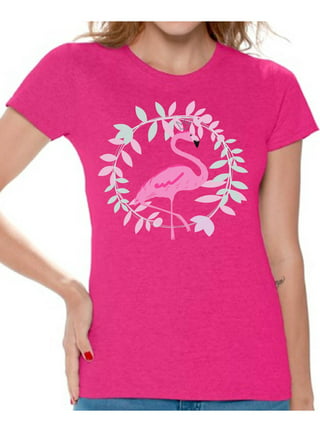 Pink Flamingo Shirt Ladies