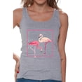 thumbnail image 1 of Awkward Styles Flamingo Love Tank Top for Women Pink Flamingos Tank Summer Workout Clothes Fitness Sleeveless Shirt Women's Retro Flamingo Tank Flamingo Gifts for Her Flamingo Lovers Beach Tank Top, 1 of 4