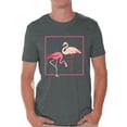 thumbnail image 1 of Awkward Styles Flamingo Love Tshirt for Men Vintage Flamingo Shirt Flamingo Summer T Shirt Flamingo Gifts for Him Flamingo Lovers Beach Party Outfit Retro Flamingo T-Shirt Pink Flamingo Tee, 1 of 4