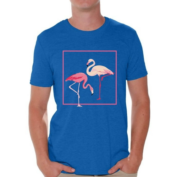 Awkward Styles Flamingo Love Tshirt for Men Vintage Flamingo Shirt Flamingo Summer T Shirt Flamingo Gifts for Him Flamingo Lovers Beach Party Outfit Retro Flamingo T-Shirt Pink Flamingo Tee