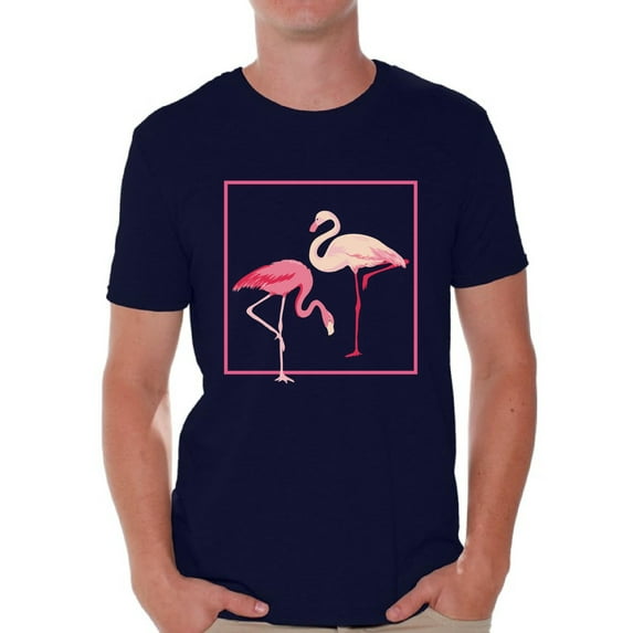 Awkward Styles Flamingo Love Tshirt for Men Vintage Flamingo Shirt Flamingo Summer T Shirt Flamingo Gifts for Him Flamingo Lovers Beach Party Outfit Retro Flamingo T-Shirt Pink Flamingo Tee