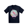 thumbnail image 1 of Awkward Styles Flamingo and Orchids Infant Shirt Cute Summer Shirt for Kids Pink Flamingo T Shirt for Boys Pink Flamingo Shirts for Girls Cute Flamingo T-Shirt for Children Summer Gifts for Little One, 1 of 4