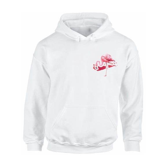 Awkward Styles Flamingo Pocket Hooded Sweatshirt Flamingo Hoodie for Men and Women Summer Party Gifts Pink Flamingo Hoodie Sweater Beach Sweater Unisex Flamingo Pach Sweatshirt for Men and Women