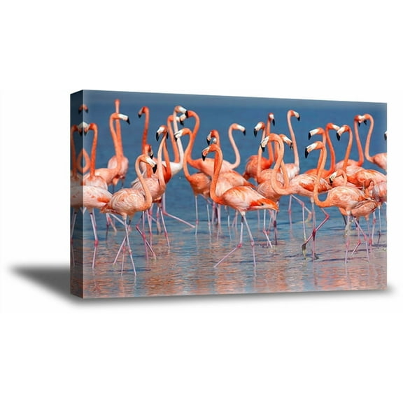 Awkward Styles Flamingo Room Decor Beautiful Flamingo Picture Pink Room Wall Art Flamingo Room Printed Wall Decor Flamingo Canvas Decor Ideas Ready to Hang Picture Home Decor Ideas Unique Decor Gifts