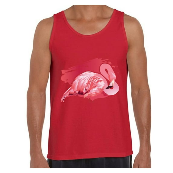 Awkward Styles Flamingo Tank Top for Men Flamingo Muscle Tank Pink Flamingo Shirt Men's Flamingo Love Tank Flamingo Party Gifts Summer Tanks for Men Flamingo Themed Party Beach Party Outfit