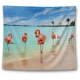 thumbnail image 1 of Awkward Styles Flamingo Tapestry Wall Hanging Flock Home Decor, 1 of 2