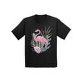 thumbnail image 1 of Awkward Styles Floral Flamingo Infant Shirt Cute Summer Shirt for Kids Pink Flamingo T Shirt for Boys Pink Flamingo Shirts for Girls Flamingo T-Shirt for Children Summer Gifts for Little One, 1 of 4
