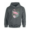 thumbnail image 1 of Awkward Styles Floral Flamingo Unisex Hoodie Pink Flamingo Hoodie for Him Flamingo Clothes Summer Hoodie for Women Flamingo Sweater for Men Gifts for Her Pink Flamingo Outfit for Men and Women, 1 of 5