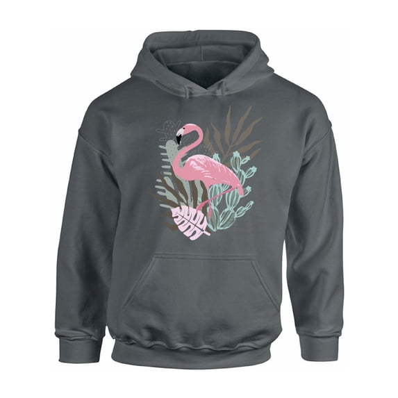 Awkward Styles Floral Flamingo Unisex Hoodie Pink Flamingo Hoodie for Him Flamingo Clothes Summer Hoodie for Women Flamingo Sweater for Men Gifts for Her Pink Flamingo Outfit for Men and Women