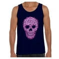 thumbnail image 1 of Awkward Styles Flower Skull Tank Top for Men Floral Sugar Skull Tank Sugar Skull Muscle Shirt for Men Dia de los Muertos Outfit Day of the Dead Tank Halloween Gifts for Him Skull Flowers Muscle Tank, 1 of 4