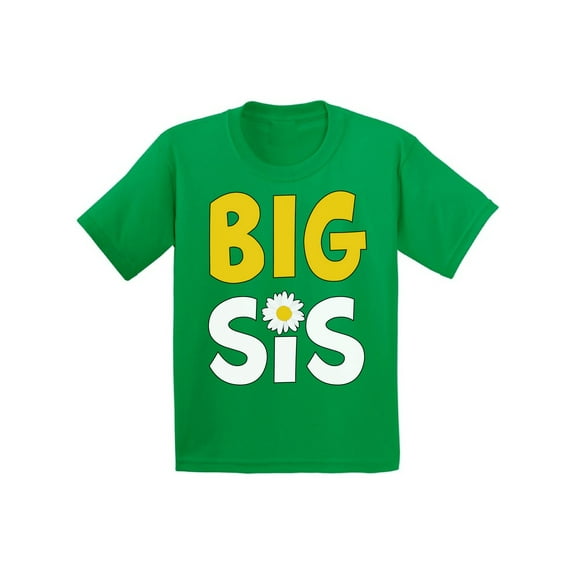 Awkward Styles Flower T Shirts for Girls Big Sister Youth Shirt for Girls Floral Clothing Big Sister Collection Funny Gifts for Girls I'm Big Sister Shirt Sis Tshirt for Kids Birthday Gifts for Sister