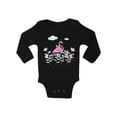 thumbnail image 1 of Awkward Styles Foliage Flamingo Baby Bodysuit Long Sleeve Pink Flamingo Romper for Boys Summer One Piece for Girls Pink Flamingo Romper for Children Nice Flamingo Gifts for Little One Summer Clothing, 1 of 4