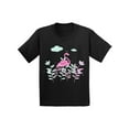 thumbnail image 1 of Awkward Styles Foliage Flamingo Youth Shirt Cute Summer Shirt for Kids Pink Flamingo T Shirt for Boys Pink Flamingo Shirts for Girls Nifty Flamingo T-Shirt for Children Summer Gifts for Little One, 1 of 4