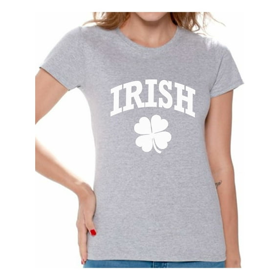 Awkward Styles Four Leaf Clover St Patrick's Day Shirt Womens St Patrick's Day Shirts Irish Shirts for Women Luck Shirts for Irish Girls Irish Roots Irish Heritage St Patricks Gifts for Her