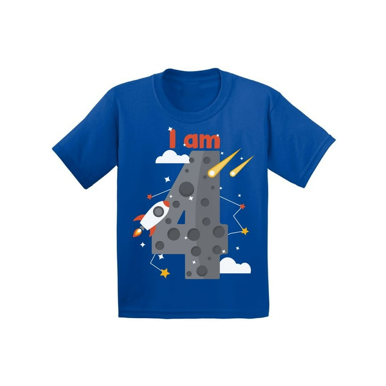 4 Years Old Four. Fourth Birthday Shirt For Boys And Girls 4 Years Old Four. Fourth Birthday Shirt For Boys And Girls