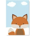 thumbnail image 1 of Awkward Styles Fox Framed Picture Fox Poster Wall Art for Kids Cute Animals Wall Art Baby Room Decor Fox Decals Picture for Girls Boys Room Decor Stretched Canvas Artwork for Home Fox Lovers Decor, 1 of 3