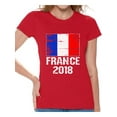 thumbnail image 1 of Awkward Styles France 2018 Shirt for Women French Flag Gifts Football Shirts, 1 of 4