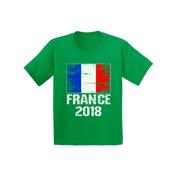 Awkward Styles France 2018 Youth Shirt French Flag Gift France Soccer Kids Shirt
