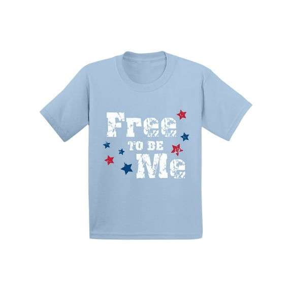 Awkward Styles Free To Be Me Infant Shirt Cute 4th of July Shirts for Baby Independence Day Gifts for Baby Boy and Baby Girl American Kids Patriotic Outfit Kids USA Shirt American Stars Infant Shirt