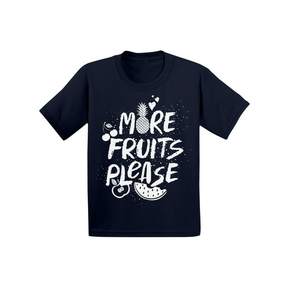 Awkward Styles More Fruits Please Toddler T-Shirt Fruits Please Kids Clothes Shirts Fruits Outfit Fruits Shirts Berry T-Shirt for Children Kids Items Cute Fruits Tshirt Berry Lovers Clothing
