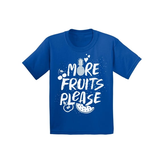 Awkward Styles More Fruits Please Toddler T-Shirt Fruits Please Kids Clothes Shirts Fruits Outfit Fruits Shirts Berry T-Shirt for Children Kids Items Cute Fruits Tshirt Berry Lovers Clothing