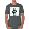 thumbnail image 1 of Awkward Styles Funny Animal T Shirt Pug Shirt Gifts for Him Funny Men T Shirt Puppy Pug Tshirt Pug with Blue Gum T Shirt Little Pug Clothes Animal T-Shirt for Men Funny Animal Gifts Pug T Shirt, 1 of 4