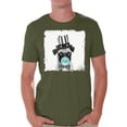 thumbnail image 1 of Awkward Styles Funny Animal T Shirt Pug Shirt Gifts for Him Funny Men T Shirt Puppy Pug Tshirt Pug with Blue Gum T Shirt Little Pug Clothes Animal T-Shirt for Men Funny Animal Gifts Pug T Shirt, 1 of 4