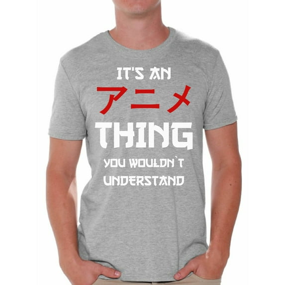 Awkward Styles Funny Anime T-Shirt It's an Anime Thing You Wouldn't Understand T Shirts for Men Japanese Manga