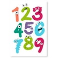 thumbnail image 1 of Awkward Styles Funny Colorful Numbers Poster Print Art Monster Numbers Kids Nursery Wall Art Baby Boy Room Art Girl Room Art Numbers Poster Unframed Artwork for Children Monsters Poster Picture, 1 of 3