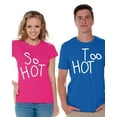 thumbnail image 1 of Awkward Styles Funny Couple Shirts Couple Matching Shirts So Hot Too Hot Matching Shirts for Couples Valentines Day Gift Ideas for Boyfriend and Girlfriend So Hot Too Hot T Shirts for Couples, 1 of 5