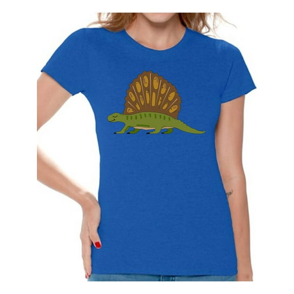Awkward Styles Funny Dinosaur Tshirt Dimetrodon Shirts for Women Dimetrodon T Shirt Spirit Animal Shirts for Women Dimetrodon Outfit Gifts for Her Dinosaur Themed Party Dinosaur Gifts for Women