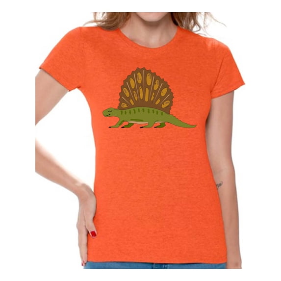 Awkward Styles Funny Dinosaur Tshirt Dimetrodon Shirts for Women Dimetrodon T Shirt Spirit Animal Shirts for Women Dimetrodon Outfit Gifts for Her Dinosaur Themed Party Dinosaur Gifts for Women